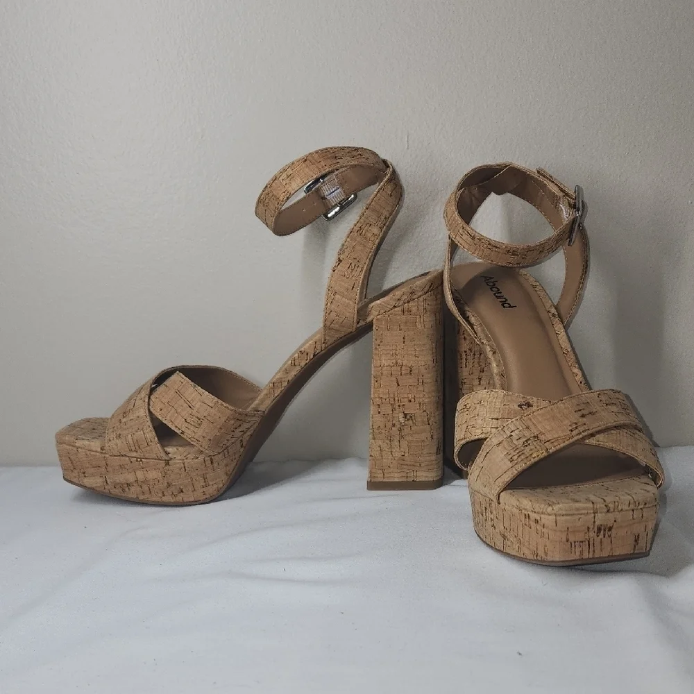 Abound Tenille Platform Sandal In Natural Cork